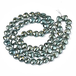 Electroplate Glass Beads Strands&nbsp;EGLA-S188-14-A01