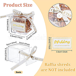 Square Transparent Acrylic Candy Gift Boxes&nbsp;CON-WH0088-15B