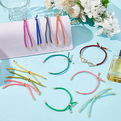 12Pcs 12 Colors Adjustable Nylon Cotton Cord Making&nbsp;OCOR-HY0001-42