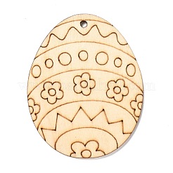 DIY Crafts Easter Egg Shape Cutouts Pendants&nbsp;AJEW-P087-B01-01