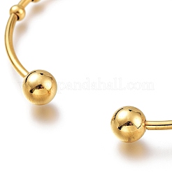 201 Stainless Steel Cuff Bangles&nbsp;BJEW-M284-04-1