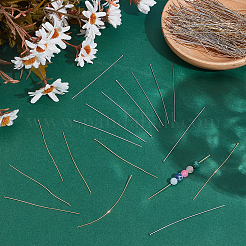 240Pcs 2 Colors 304 Stainless Steel Flat Head Pins&nbsp;STAS-ME0002-70