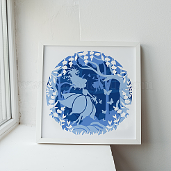 1 Set PET Hollow Out Drawing Painting Stencils&nbsp;DIY-MA0004-95