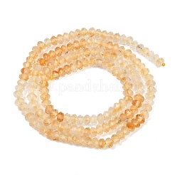 Heated Natural Citrine Beads Strands&nbsp;G-B175-A05-2x4mm