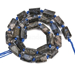 Natural Glaucophane Beads Strands&nbsp;G-A314-A08-01