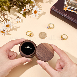 1-Slot Wood Ring Storage Boxes with Velvet Inside&nbsp;CON-CL0001-28B