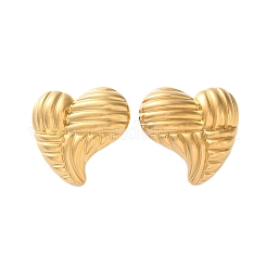 304 Stainless Steel Stud Earrings for Women&nbsp;LS-EJEW-K306-03G