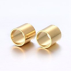 304 Stainless Steel Tube Beads&nbsp;STAS-O098-09G