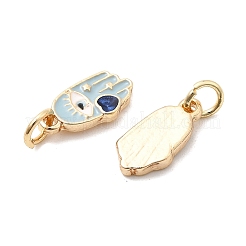 Brass Enamel Pendants&nbsp;KK-A277-28G