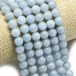 Natural Malaysia Jade Beads Strands&nbsp;G-L645-A01-8mm-16