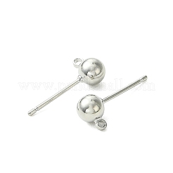 SHEGRACE Brass Stud Earring Findings&nbsp;XGRQ6H180-901P