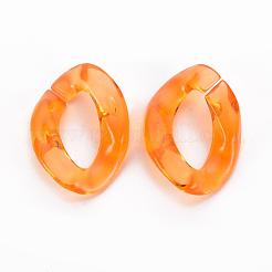 Transparent Acrylic Linking Rings&nbsp;OACR-S036-001A-J04