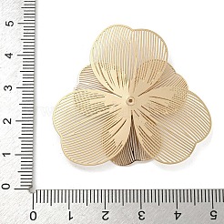 Rack Plating Brass Bead Caps&nbsp;KK-S400-02KCG
