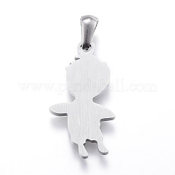 Tarnish Resistant 304 Stainless Steel Pendants&nbsp;STAS-K162-031P