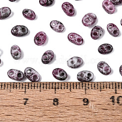 Picasso Glass Seed Beads&nbsp;GL-N001-02E