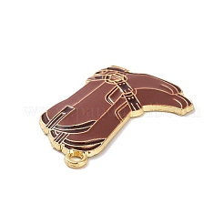 West Cowboy Theme Golden Plated Alloy Enamel Pendants&nbsp;FIND-B036-02C