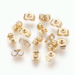 Brass Ear Nuts&nbsp;X-KK-F768-02G