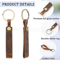 Leather Keychain&nbsp;KEYC-WH20002-05B-01