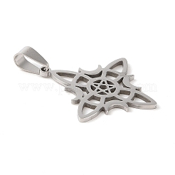 Non-Tarnish Hollow Out 201 Stainless Steel Pendants&nbsp;STAS-G330-01A-P