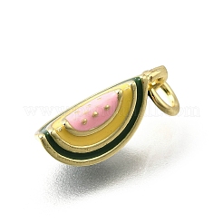 Brass with Enamel Charms&nbsp;KK-Q066-01H-G