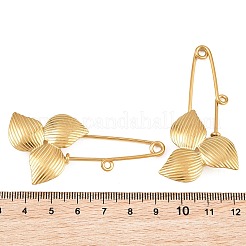 Trillium 304 Stainless Steel Safety Pins Brooch Findings&nbsp;SA-CBA098D-14C-G01
