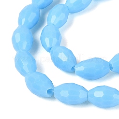 Opaque Solid Color Glass Beads Strands&nbsp;GLAA-N071-01A-C07