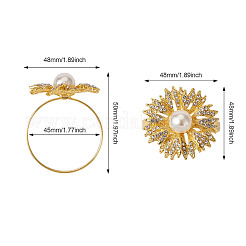Zinc Alloy Napkin Rings&nbsp;X1-MP-TAC0007-02