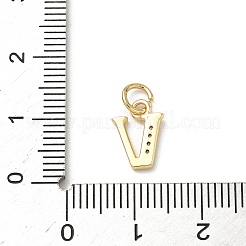 Brass Micro Pave Cubic Zirconia Charms&nbsp;KK-I382-03G-V