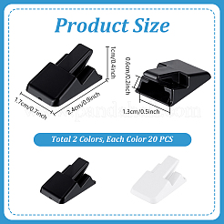 40Pcs 2 Colors Plastic Ring Holder&nbsp;KY-PH0002-37