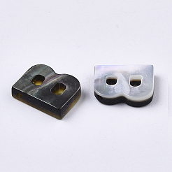 Natural Black Lip Shell Beads&nbsp;LS-SSHEL-S265-001B