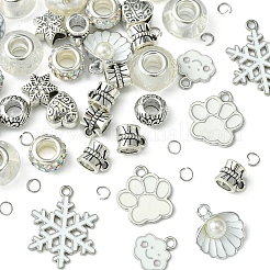 DIY Brass & Alloy European Style Bracelets Making Kits&nbsp;DIY-FS0007-22