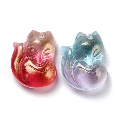 Electroplate Glass Cabochons&nbsp;EGLA-D007-04