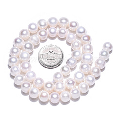Natural Cultured Freshwater Pearl Beads Strands&nbsp;PEAR-N013-08E