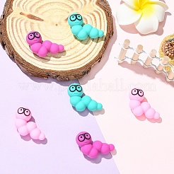 6Pcs 3 Colors Silicone Beads&nbsp;SIL-YW0002-18