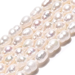 Natural Nucleated Pearl Beads Strands&nbsp;PEAR-N012-02Q-01