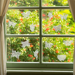 2 Sets 2 Styles Waterproof PVC Electrostatic Window Stickers&nbsp;DIY-GF0005-90