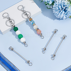 30Pcs Alloy & Iron Bar Beadable Keychain Bar&nbsp;FIND-PH0026-69