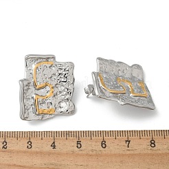 304 Stainless Steel Stud Earrings for Women&nbsp;STAS-Z117-02GP