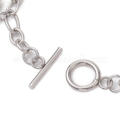 Halloween Theme 304 Stainless Steel Charm Bracelets for Women&nbsp;BJEW-JB10754
