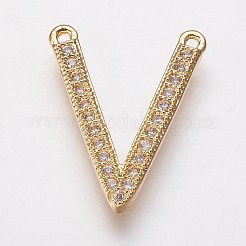 Brass Cubic Zirconia Pendants&nbsp;KK-P134-12