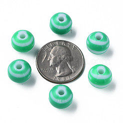 Opaque Striped Acrylic Beads&nbsp;LS-MACR-S373-27A-07