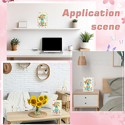 DIY Button Flowers Bouquet Photo Frame Kits&nbsp;DIY-WH20001-72A