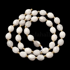 Natural White Crazy Agate Beads Strands&nbsp;G-F809-A54-01