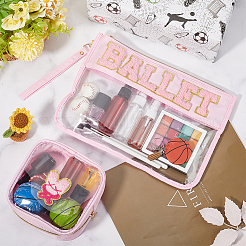 PVC & Polyester Makeup Bags&nbsp;ABAG-WH20014-06D