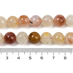 Natural Ferruginous Quartz Beads Strands&nbsp;G-U026-A08-10mm