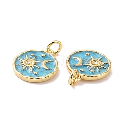 Rack Plating Brass Pendants&nbsp;KK-C004-02G