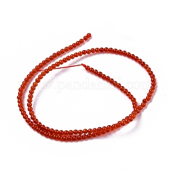Natural Carnelian Bead Strands&nbsp;G-A130-3mm-K13