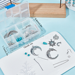 DIY Moon and Star Earring Making Kit&nbsp;DIY-SC0020-19
