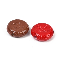 Opaque & Spray Painted Acrylic European Large Hole Beads&nbsp;OACR-G048-05
