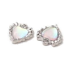 Rack Plating Alloy Resin Pendants&nbsp;PALLOY-O106-14P